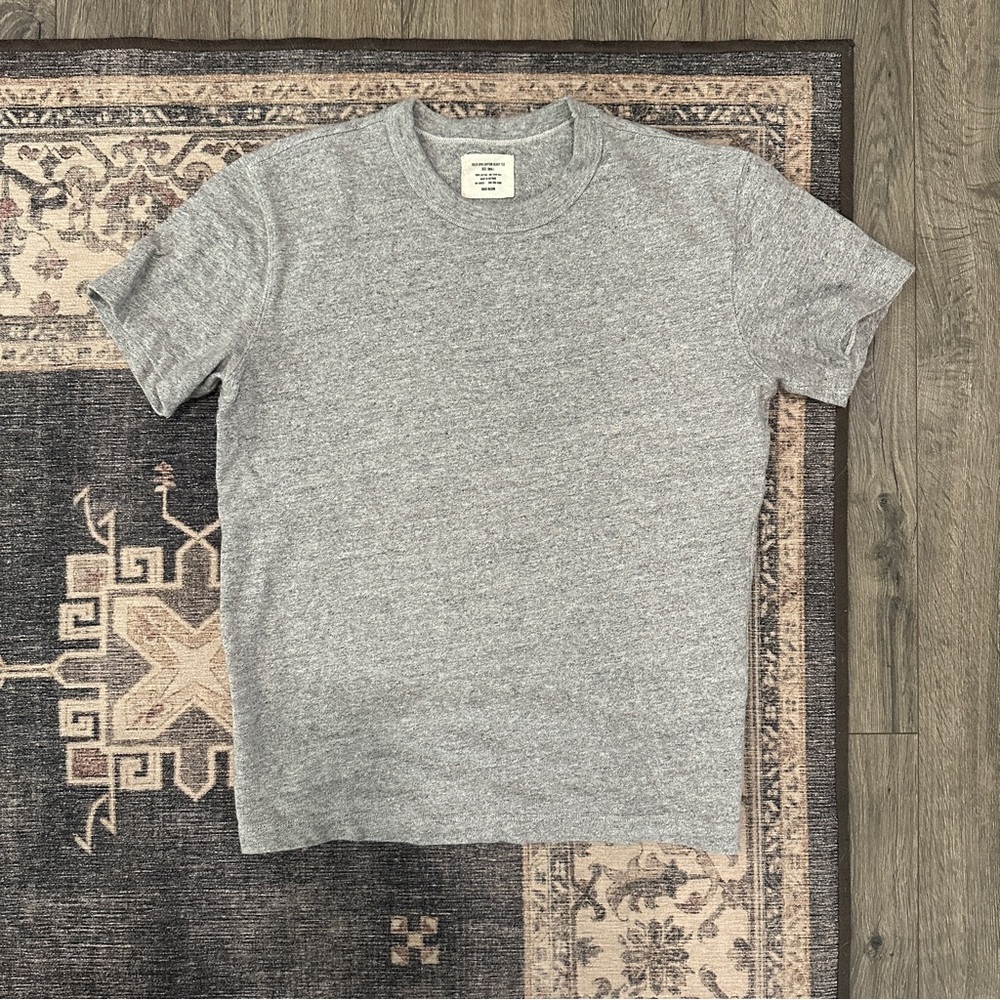 Buck Mason Field Spec Heather Gray Short Sleeve Tee